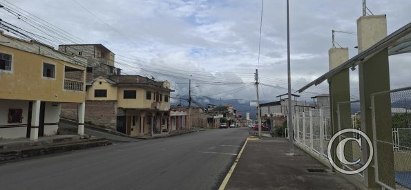 Calle Simon Bolivar outside the Coliseo