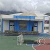 Colisea, ouside basketball court and theater stage
