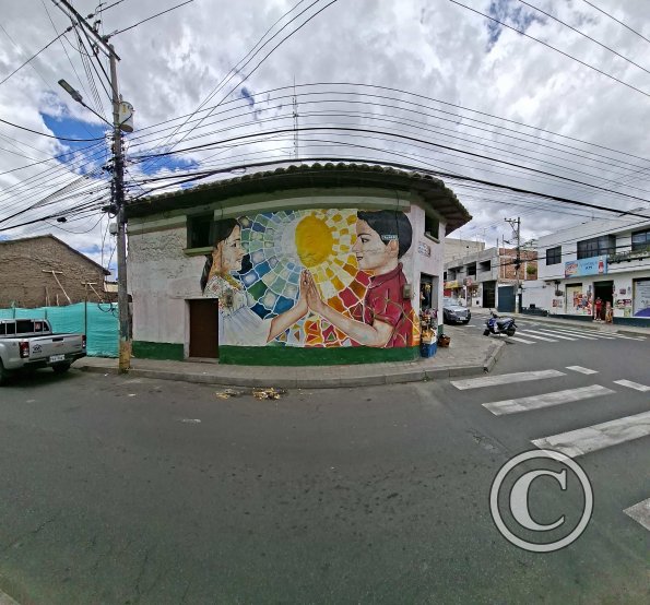 Mural at 24 de Mayo and Ascazubi