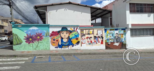 Mural on Libertad at Morales