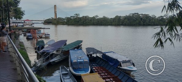 Rio Napo from Av 9 de Octubre