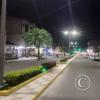 E45 from near Sor Francisca at night