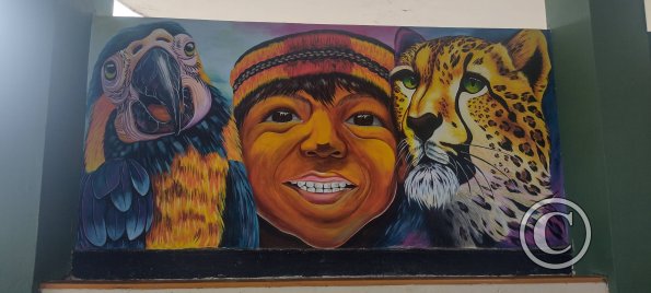 Mural on Luis Imaicela, small basketball stadium (2)