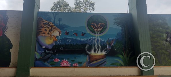 Mural on Luis Imaicela, small basketball stadium (7)