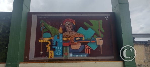 Mural on Luis Imaicela, small basketball stadium (9)