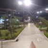 Parque Central at night
