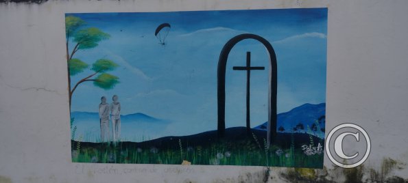 Mural at Garcia Moreno and Francisco de Orellana