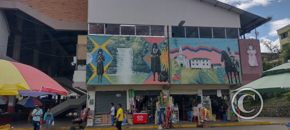 Mural on the Mercado on Francisco de Orellana