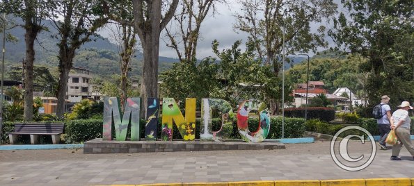 Mindo city name letters at Parque de Mindo (2)