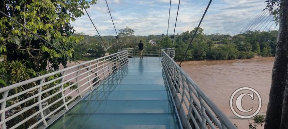 Mirador de Cristal near the bridge
