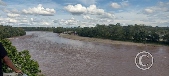 Rio Aguarico from the Mirador de Cristal