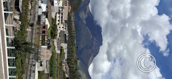 Cotacachi Volcano seen from El Colibre