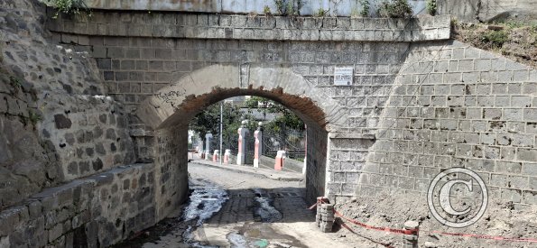 Underpass, late 19th century, at the Gruta de Sacavon