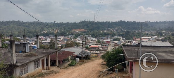 View from top of Calle Loja