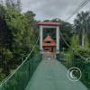 Bridge to private hotel and restaurant area