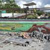 Mural in new park on 4 de Enero at end of Amazonas (5)