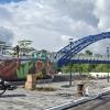 Nnew park on 4 de Enero at end of Amazonas