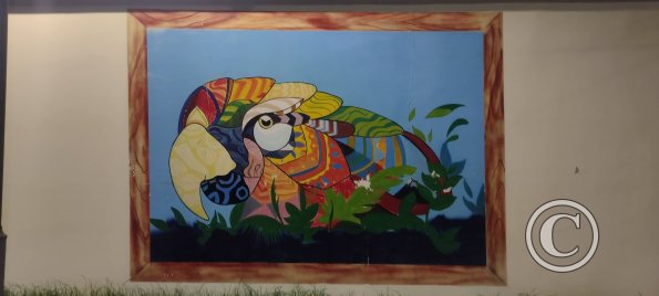 Mural at Calle Orellana and Calle Siona in Parque Siona