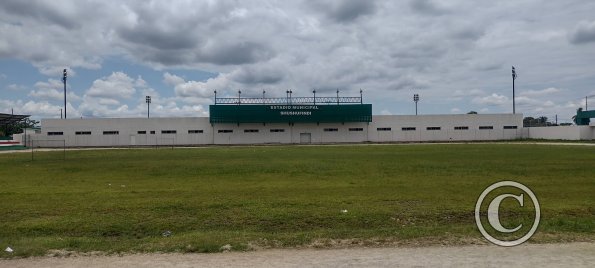 Outside the stadium at Shuaras and Venezuela