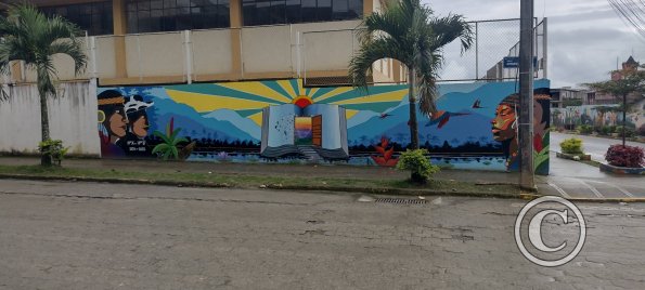 Mural at Machinatza and Armando Arias