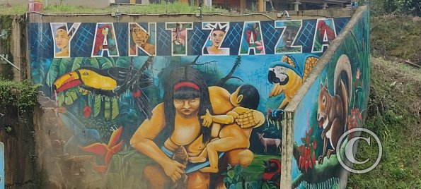 Mural at Quebrada (Creek) Yantzaza (3)