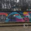 Mural on E45 Panamericana near 10 de Noviembre