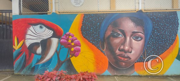 Mural on Machinatza near Armando Arias