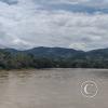 View from the foot and motorcycle bridge over the Zamora River