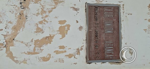 Plaque for the Club Union building