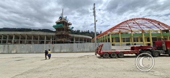 Construction of new Coliseum next to the soccer stadium