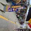 Streetside venders selling school supplies