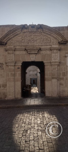 Along Calle Plaza de Armas near the Basilica Catedral