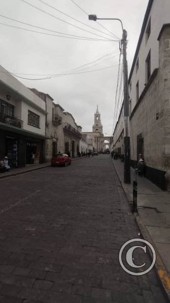 Calle San Agustin looking toward the Plaza de Armas (2)