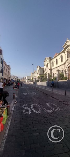 Calle San Juan de Dios near Calle 28 de Julio
