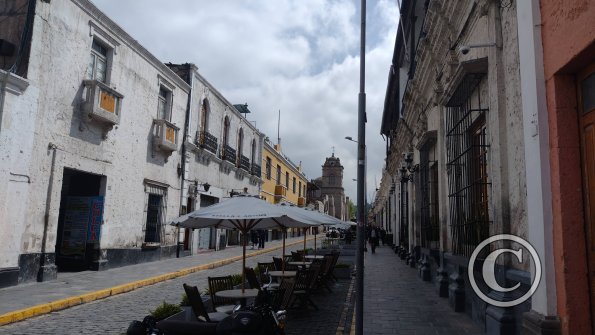 Calle Santa Catalina near Calle Moral