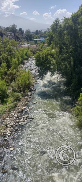 Rio Chili below Puente Bolognesi