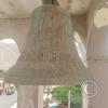 Iglesia de Atico Capital, being restored, the bell is dated 1800