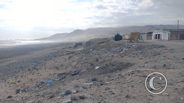 The beach