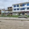 Greenspace in road Jiron Jose Santos Chocano at Jiron Gonzales Prada