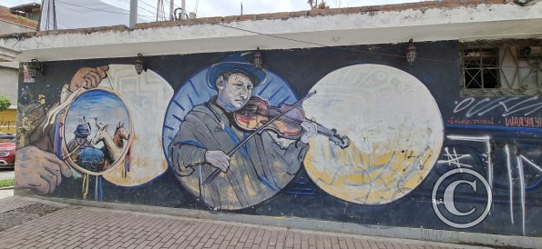 Mural in Pasaje de la Cultura