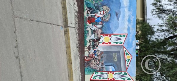 Mural on Jiron Miraflores and Av Marical Caceres