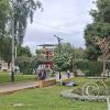 Parque Augusto B. Leguía at Jiron Gonzales Prada Jiron A Valdelomar