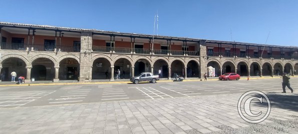 Portal Constitucion alongside the Plaza de Armas