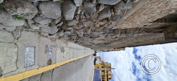 Several centuries old wall
