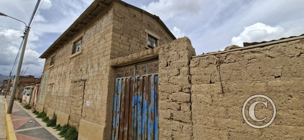 Old adobe house, probably turn of the 20th century
