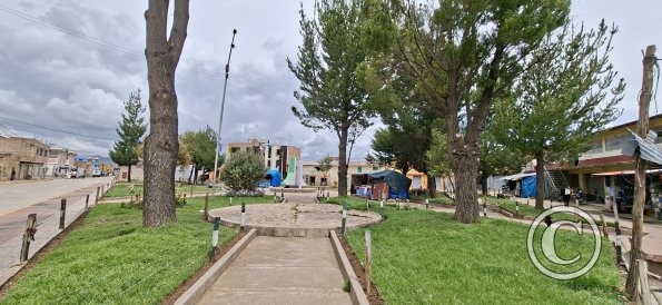 Parque Filomeno Villalva at Jiron Leoncio Prado and Jiron Pumacahua