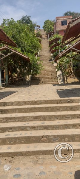 Stairs from Av. Chachapoyas at Jiron Alfonso Ugarte