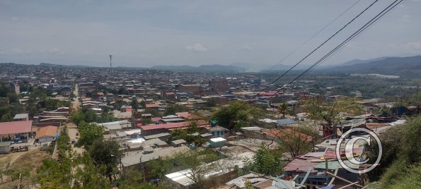 View from Jiron Abraham Valdelomar y Jiron Circunvalacion (o Jiron Belen)