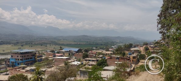 View from the top of the stairs from Av. Chachapoyas
