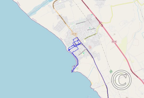 Barranca 2024 walking route